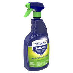 Microban 24 Hour Multi-Purpose Cleaner and Disinfectant Spray, Fresh Scent, 32 fl oz